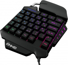 Клавиатура Oklick 703GK (USB, игровая, радужная подсветка, black)