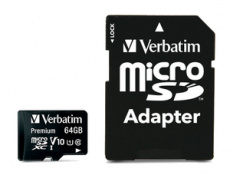 Карта памяти SDXCmicro Card 64Gb Verbatim (44014, Class 10, UHS-I, 70МВ/s, без адаптера)