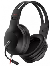 Наушники Edifier G1 SE (полноразмерные закрытые, с микрофоном, регулятор, игровые, 1.3m, black-red)