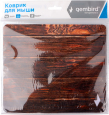 Коврик для мыши Gembird (MP-WOOD, тканевый на резиновой основе, 220x180x1.2mm)