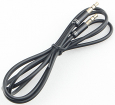 Кабель аудио 3.5mm Jack (m) - 3.5mm Jack (m) 1.0m (CCAB-02-35MM-1MB, black) Cablexpert