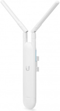 Точка доступа Ubiquiti UniFi UAP-AC-M-EU (300/867Mbps, 2.4/5GHz, 1 port, 1000Mbps, универсальная всепогодная, AC Mesh, PoE, блок питания Gigabit PoE 24V, 0.5А, 2 внешние съёмные антенны 4dBi, white)