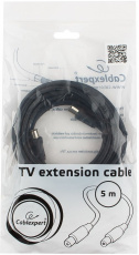 Кабель телевизионный Cablexpert CCV-515-5M (удлинительный, 5m, black)