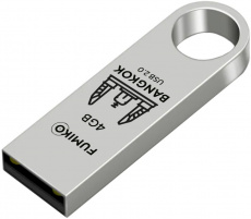 Флеш накопитель USB 2.0 4Gb FUMIKO BANGKOK (FBK-01, silver)