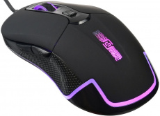 Мышь Oklick RACER 965G (USB, optical, 2400dpi, игровая, подсветка, soft-touch, 1.5m, black)