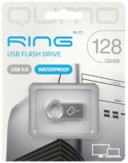 Флеш накопитель USB 3.0 128Gb QUMO Ring (QM128GUD3-Ring, silver)