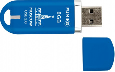 Флеш накопитель USB 2.0 8Gb FUMIKO MOSCOW (FMW-22, 30MB/s, blue)