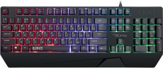 Клавиатура QUMO Twins K68 (USB, радужная подсветка, игровая, съёмные панели white/black)