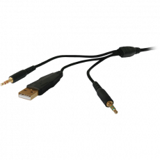 Наушники Redragon SIREN (полноразмерные закрытые, c микрофоном, игровые, 2m, black)
