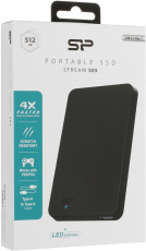 Внешний SSD 512Gb Silicon Power S05 (SP512GBPSDS05SAK, USB3.2, 460MB/s, black)