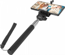 Держатель Monopod для селфи Defender Selfie Master SM-01 (для устройств до 9cm, телескопический (20-98cm), металлический, black)