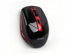 Мышь беспроводная A4Tech G11-590FX-2 (optical, 2000dpi, аккумулятор, black-red)