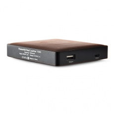 Внешний аккумулятор QUMO PowerAid Real Leather (7000mAh, 1*USB - 2.1A, вход 1.5А, black-brown)