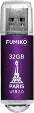 Флеш накопитель USB 2.0 32Gb FUMIKO PARIS (FPS-19, 30MB/s, purple)