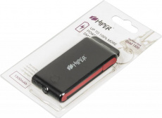 Внешний аккумулятор Hiper QUAD1500 (литий-ионный, 1500mAh, выход 1A, вход 1А, black)