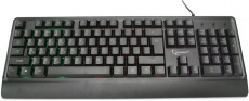 Клавиатура Gembird KB-220L (USB, радужная подсветка, black)