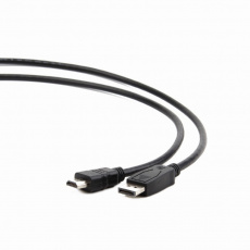 Кабель DisplayPort (m) - HDMI (m) 3.0m (CC-DP-HDMI-3M, экранированный, black) Cablexpert