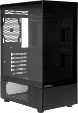 Корпус Formula Crystal Z1+ (без БП, ATX, USB3.0, 3x blue LED Fan, black)