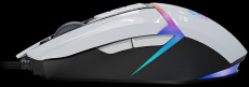 Мышь A4Tech Bloody W60 Max (USB, optical, 10000dpi, игровая, RGB подсветка, программируемая, 1.9m, white)