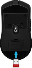 Мышь беспроводная Defender Demon GM-534 (optical, 3200dpi, аккумулятор 500mAh, игровая, подсветка, программируемая, soft-touch, black)
