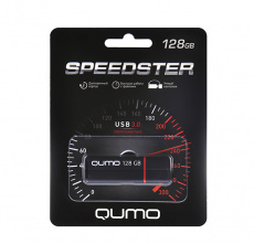 Флеш накопитель USB 3.0 128Gb QUMO SPEEDSTER (QM128GUD3-SP-black)