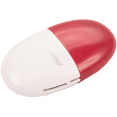 Карт-ридер Gembird CR525 (красно-белый, внешний, MS, SD, microSD, M2, USB2.0)