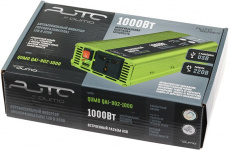 Преобразователь напряжения QUMO QAI-902-1000 (Inv 002) (12V входное, 220V выходное напряжение, на клеммы, USB 1A, мощность 1000W)