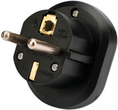 Переходник питания универсальный A-AC-UKEU-003B (16A, black) Cablexpert