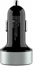 Зарядное устройство от прикуривателя hoco Z26 High Praise (12/24V - USB, 2*USB, 2.1А max, black)