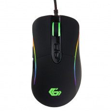 Мышь Gembird FIRESTARTER MG-750 (USB, optical, 4000dpi, игровая, black)