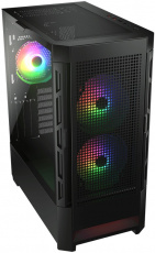 Корпус Cougar Airface RGB (без БП, ATX, USB3.0, 3x ARGB Fan, black)