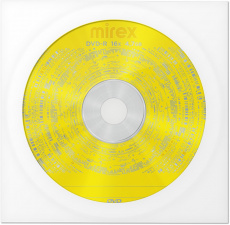 Диск DVD-R Mirex (4,7Gb, 16x, 1шт., конверт)