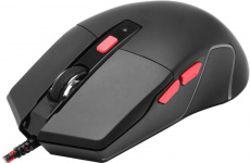 Мышь Acer Nitro OMW301 (ZL.MCECC.024) (USB, optical, 7200dpi, игровая, RGB подсветка, soft-touch, 1.8m, black)
