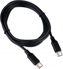 Кабель USB 2.0 Type-C - Type-C 1.8m (CC-USB2-CMCM-60-1.8M, медь, 3A, 60W, быстрая зарядка, QC3.0, PD, black) Cablexpert
