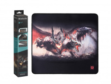 Коврик для мыши Defender (Cerberus XXL, тканевый на резиновой основе, игровой, black, 400x355x3mm)