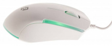 Мышь Oklick 245M (USB, optical, 1000dpi, подсветка, 1.5m, white)
