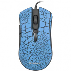 Мышь Defender Warhead GM-1120 (USB, optical, 2000dpi, игровая, black-blue)