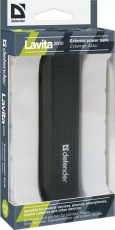 Внешний аккумулятор Defender Lavita 2000 (2000mAh, 1*USB - 1A, вход 1A, black)