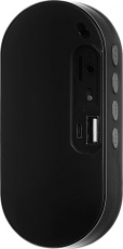 Колонка QUMO X2 (3W, портативная, аккумулятор 300mAh, Bluetooth v.2.1, микрофон, громкая связь, AUX, USB, MicroSD до 32Gb, FM, MP3, black)