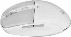 Мышь беспроводная DEXP DCM-807D (Bluetooth/2.4GHz, optical, 1600dpi, аккумулятор, soft touch, white)