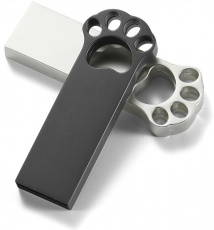 Флеш накопитель - Брелок USB 2.0 32Gb (Jaster Bear Paw, black)