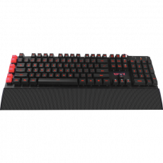 Клавиатура Redragon YAKSA K505 (USB, игровая, 7 цветов подсветки символов, подставка под запястья, black)