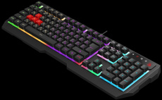 Клавиатура A4Tech Bloody B140N (USB, регулируемая подсветка, игровая, мультимедийная, мультинажатие, black)