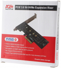 Контроллер AgeStar AS-MC01 (PCI-E Gen3 x4, M2 SSD NVMe) RTL