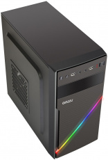 Корпус GINZZU D400 (без БП, mATX, RGB, black)
