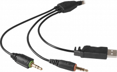 Наушники Defender Warhead G-500 (полноразмерные закрытые, c микрофоном, игровые, вибрация, 2.5m, промо-код "War Thunder", black-silver)