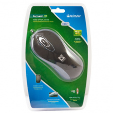 Мышь Defender Tornado MB-350 (USB, optical, 1200dpi, black-blue)