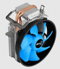 Вентилятор AeroCool Verkho 2 Plus (1150/1151/1155/1156/1200/775/AM2/AM3/AM4/FM1/FM2, 120mm, Al, 1000-2000rpm, 18-27dBa, две тепловые трубки, 4pin, PWM, 115W) RTL
