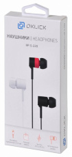 Наушники Oklick HP-S-220 (затычки, без микрофона, 1.1m, white)