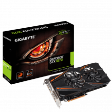 Видеокарта Gigabyte GF GTX1070 8Gb (GV-N1070WF2OC-8GD, 256bit, GDDR5, DVI+HDMI+3xDP) RTL